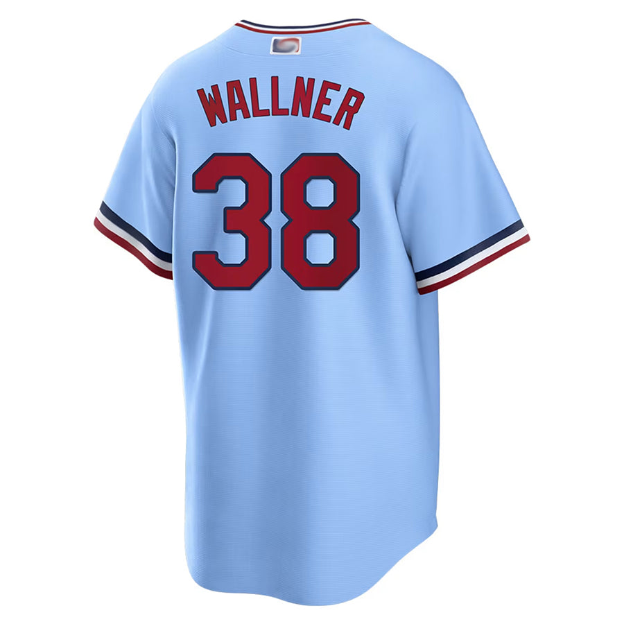 Custom #38 Light Blue MIN Baseball Shirt Top
