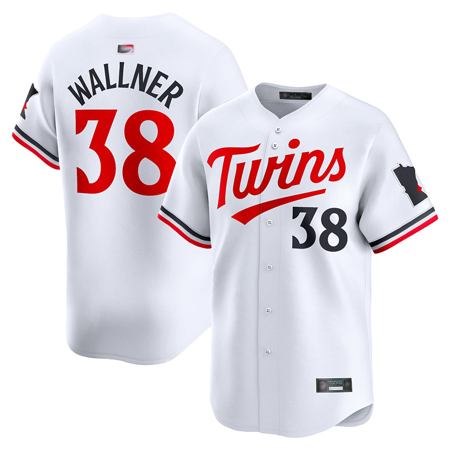 Custom #38 White MIN Baseball Shirt Top