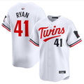 Custom #41 White MIN Baseball Shirt Top
