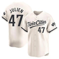 Custom #47 Cream MIN Baseball Shirt Top