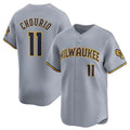 Custom #11 Grey MIL Baseball Shirt Top