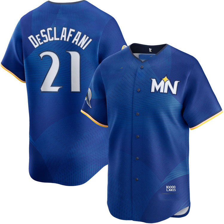 Custom #21 City Connect MIN Baseball Shirt Top