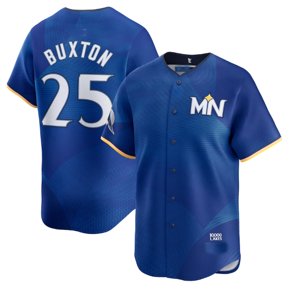 Custom #25 Royal City Connect MIN Baseball Shirt Top