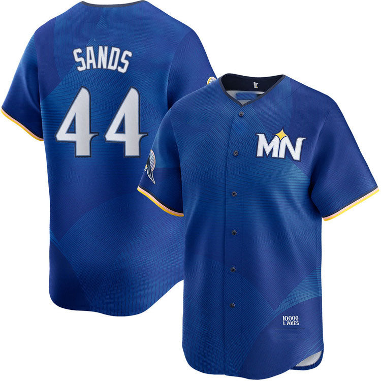 Custom #44 City Connect MIN Baseball Shirt Top