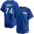 Custom #74 City Connect MIN Baseball Shirt Top