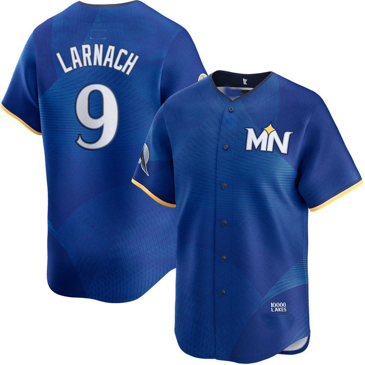 Custom #9 City Connect MIN Baseball Shirt Top