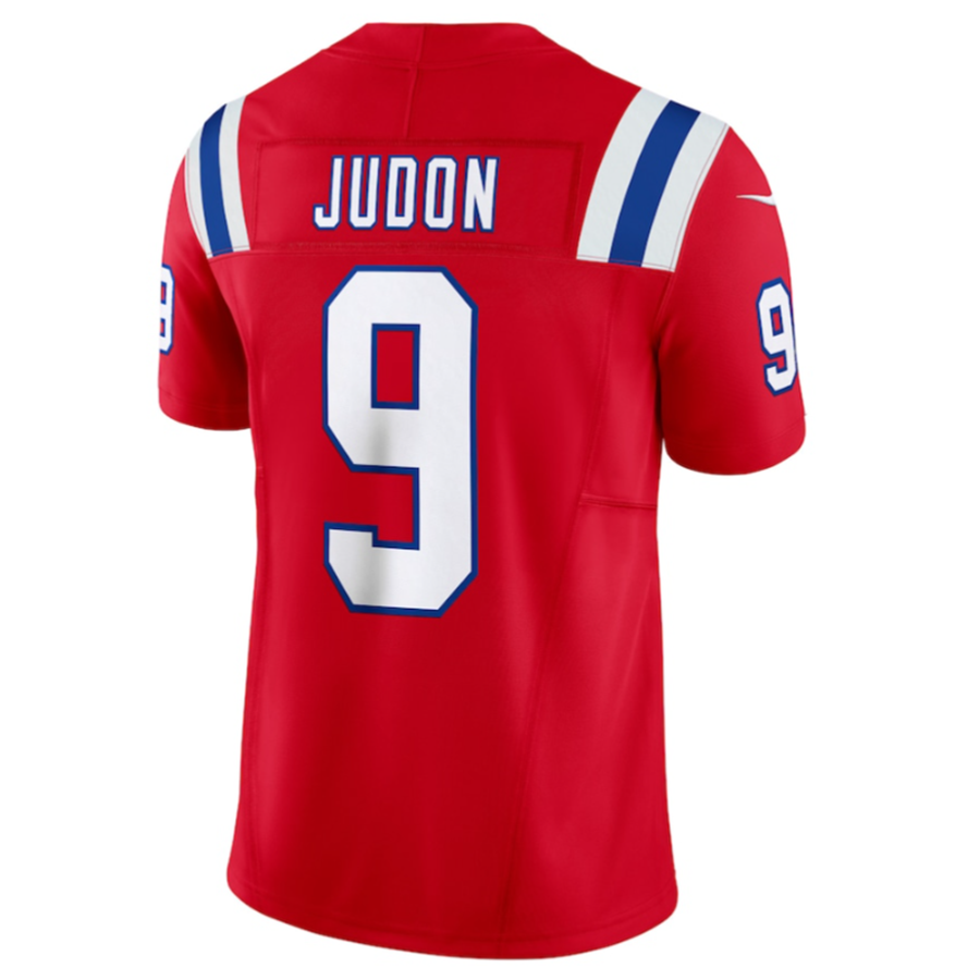 Custom #9 Red NE Football Shirt Top