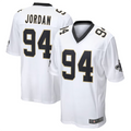 Custom #94 White NO Football Shirt Top