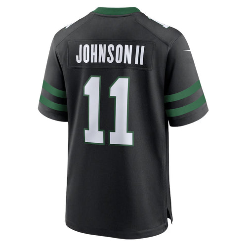 Custom #11 Black NYJ Football Shirt Top