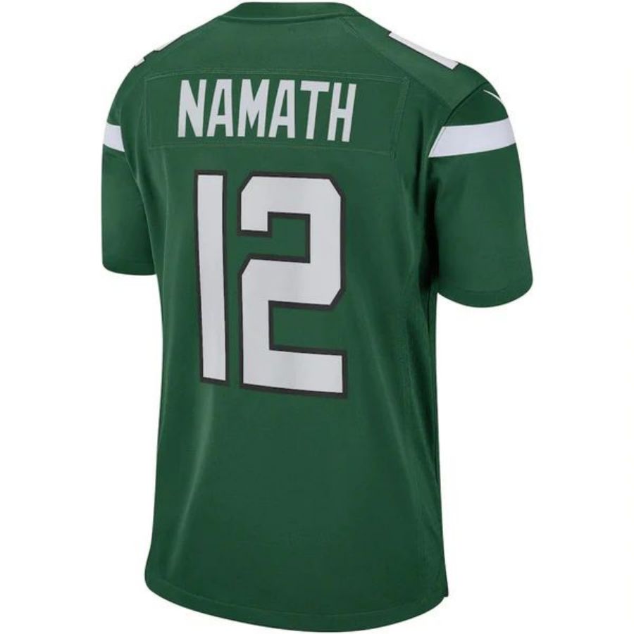 Custom #12 Green NYJ Football Shirt Top