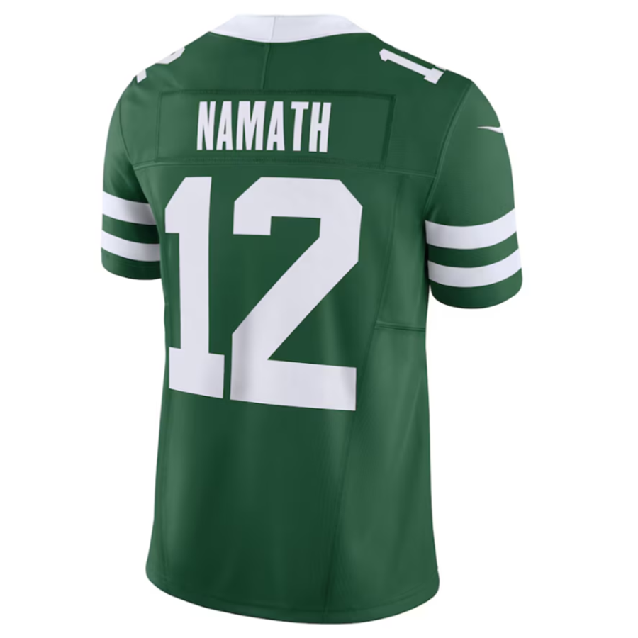 Custom #12 Green NYJ Football Shirt Top
