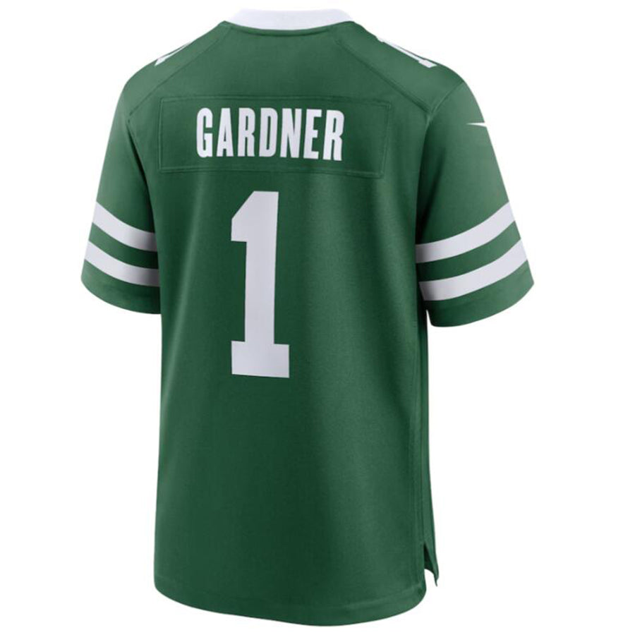 Custom #1 Green NYJ Football Shirt Top