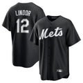 Custom #12 Black NYM Baseball Shirt Top