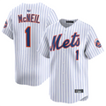 Custom #1 White NYM Baseball Shirt Top