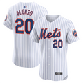 Custom #20 White NYM Baseball Shirt Top