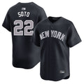 Custom #22 Black NYM Baseball Shirt Top