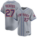 Custom #27 Gray NYM Baseball Shirt Top