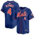 Custom #4 Royal NYM Baseball Shirt Top