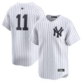 Custom #11 White NYY Baseball Shirt Top