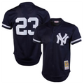 Custom #23 Navy 1995 NYY Baseball Shirt Top