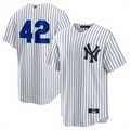 Custom #42 White 2025 Jackie Robinson Day NYY Baseball Shirt Top