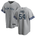 Custom #54 Gray NYY Baseball Shirt Top