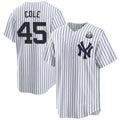 Custom #45 White NYY Baseball Shirt Top