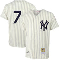 Custom #7 1951 NYY Baseball Shirt Top