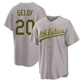 Custom #20 Gray OAK Baseball Shirt Top