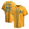 Custom #25 Gold OAK Baseball Shirt Top