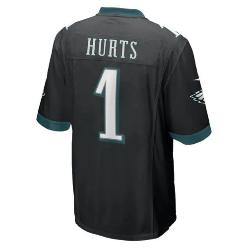 Custom #1 Black PHI Football Shirt Top