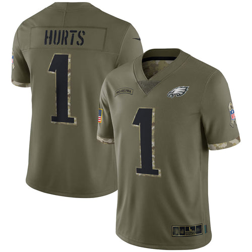 Custom #1 Olive PHI Football Shirt Top
