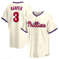 Custom #3 Light Blue PHI Baseball Shirt Top