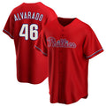 Custom #46 Red PHI Baseball Shirt Top