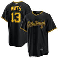 Custom #13 Black PIT Baseball Shirt Top
