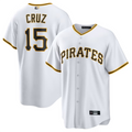 Custom #15 White PIT Baseball Shirt Top