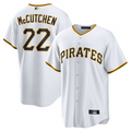 Custom #22 White PIT Baseball Shirt Top