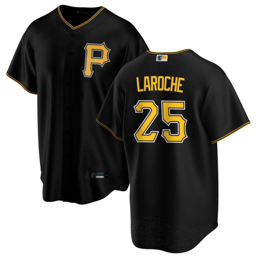 Custom #25 Black PIT Baseball Shirt Top