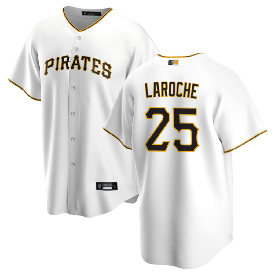 Custom #25 White PIT Baseball Shirt Top