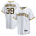 Custom #39 White PIT Baseball Shirt Top