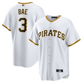 Custom #3 White PIT Baseball Shirt Top