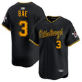 Custom #3 Black PIT Baseball Shirt Top