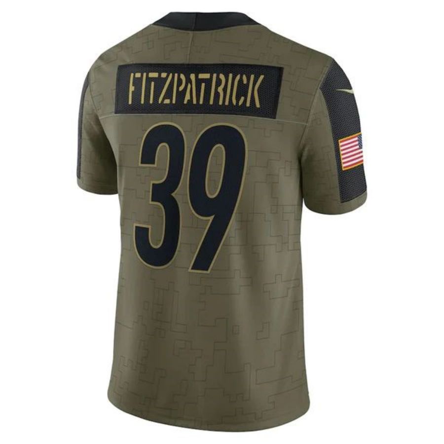 Custom #39 Olive PIT Football Shirt Top