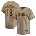 Custom #13 Khaki SD Baseball Shirt Top