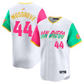 Custom #44 White City Connect SD Baseball Shirt Top