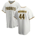 Custom #44 White SD Baseball Shirt Top