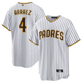 Custom #4 White SD Baseball Shirt Top
