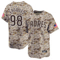 Custom #98 SD Baseball Shirt Top