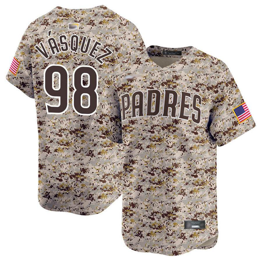 Custom #98 SD Baseball Shirt Top