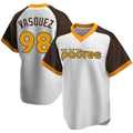 Custom #98 White SD Baseball Shirt Top